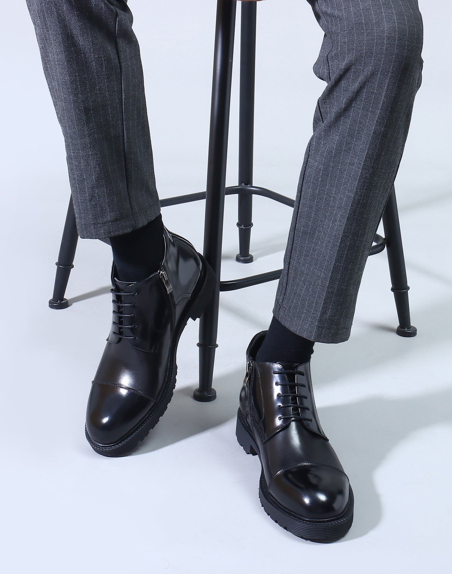 Men's Leather Fashion Casual Dress Boots