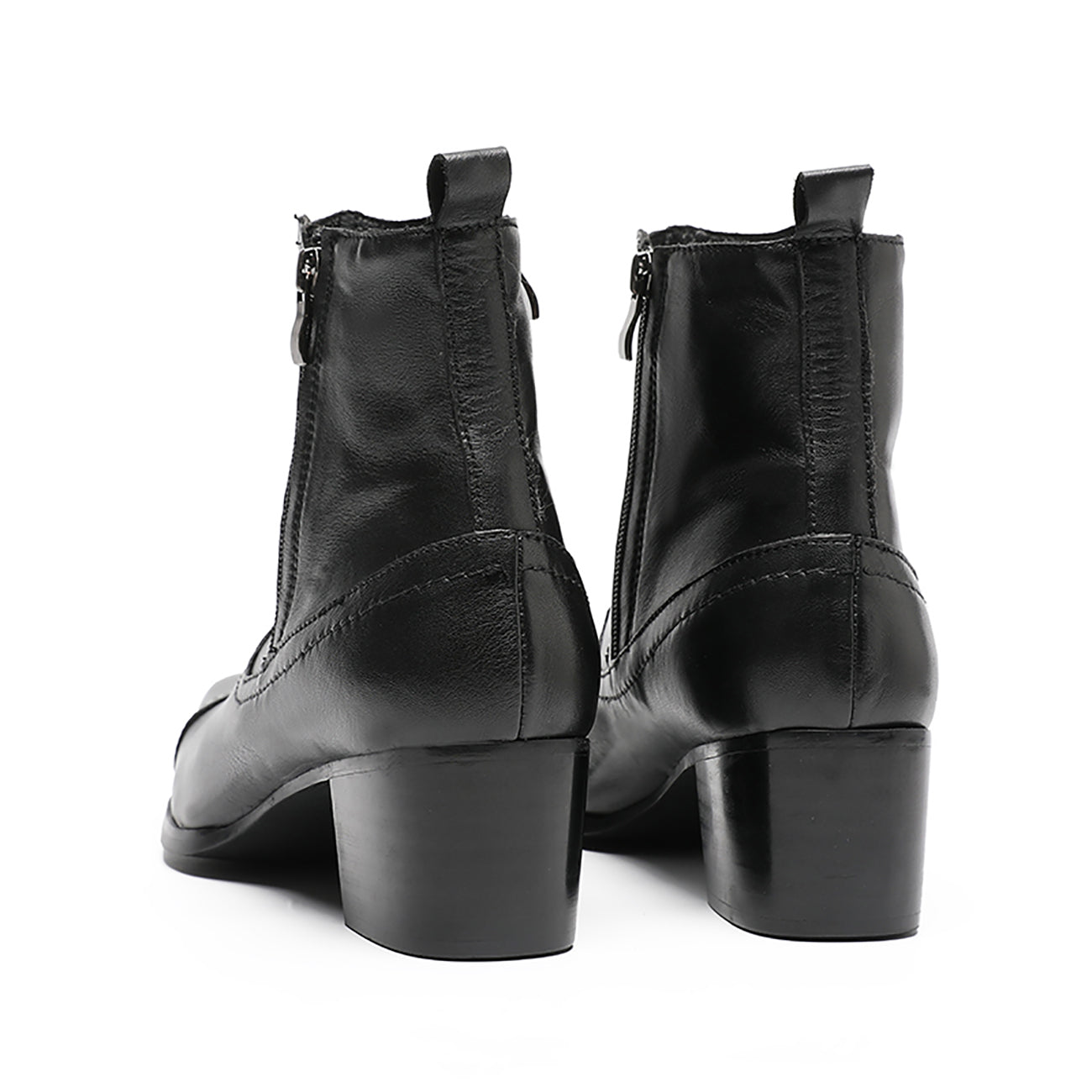 Botas vaqueras con punta redonda para hombre