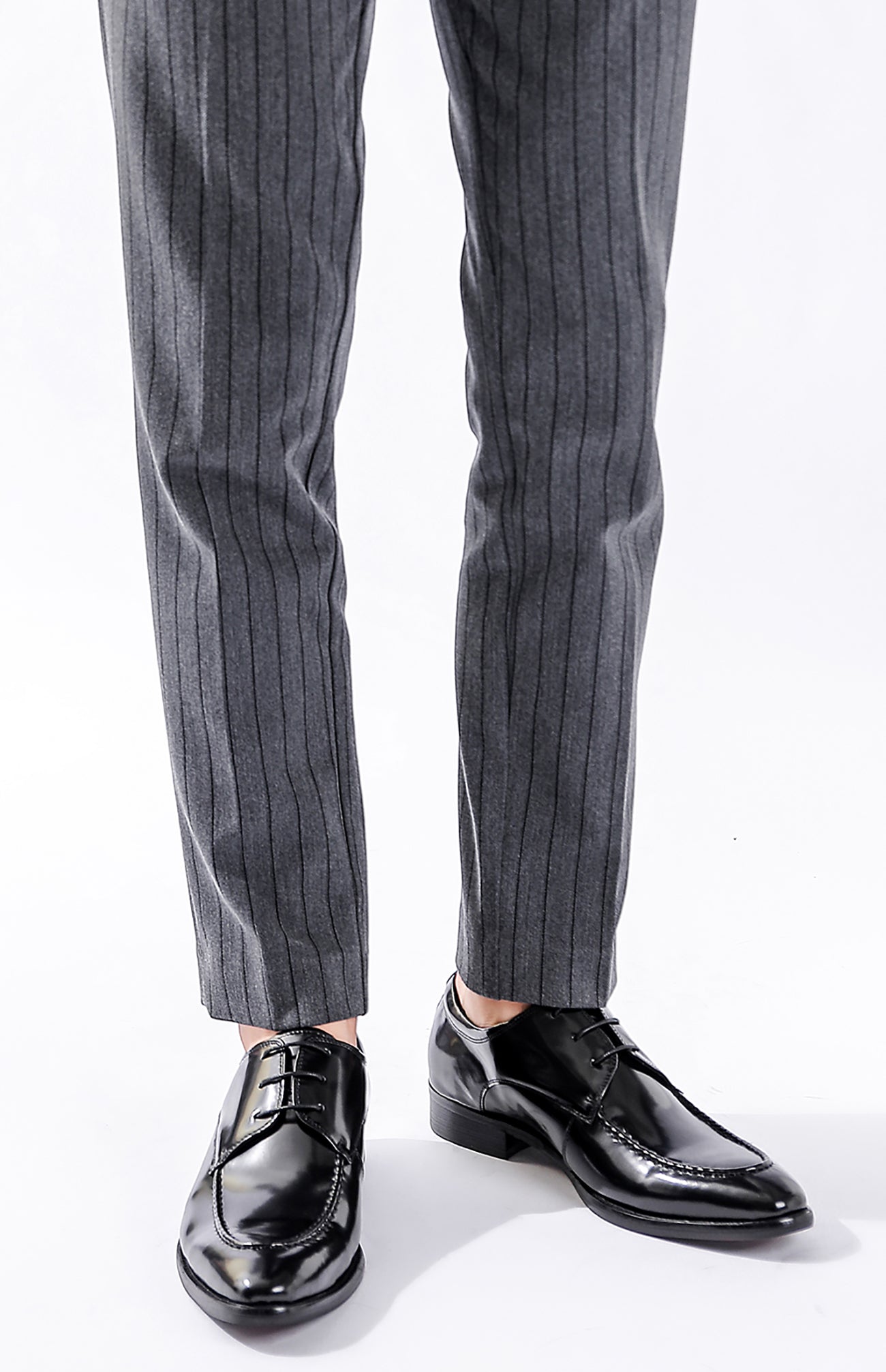 Men's Leather Patent Derby Formal Shoes