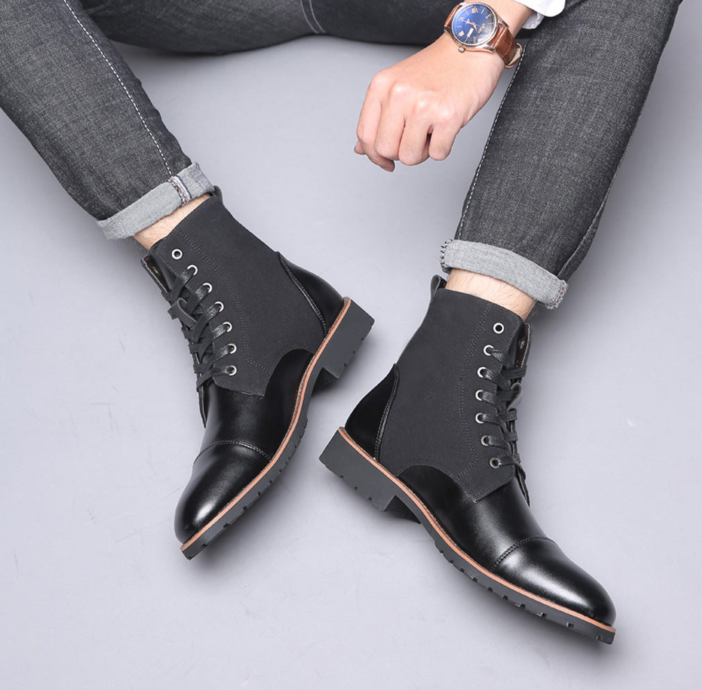Botas de vestir para hombre por encima del tobillo