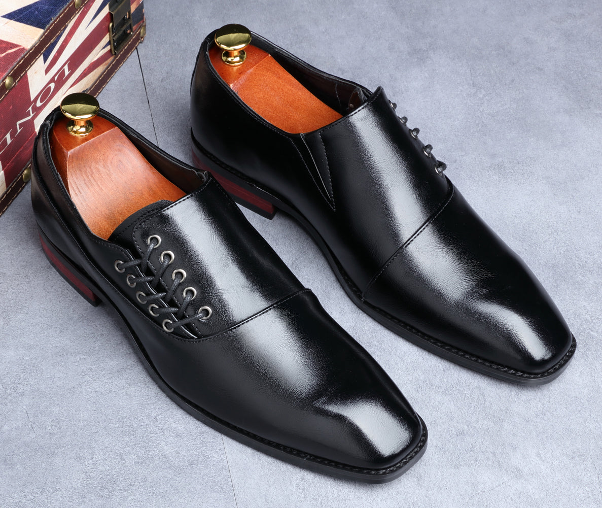 Men's Side Lace Dress Loafers