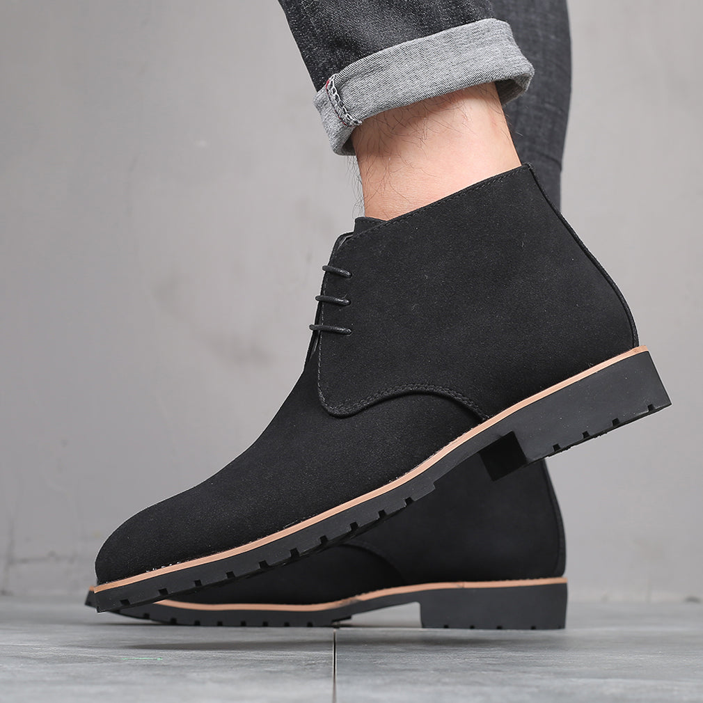 Men's Suede Plain Chukka Boots
