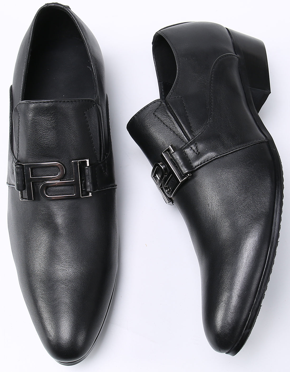 Zapatos de tacón Opera PD-Horsebit de cuero para hombre