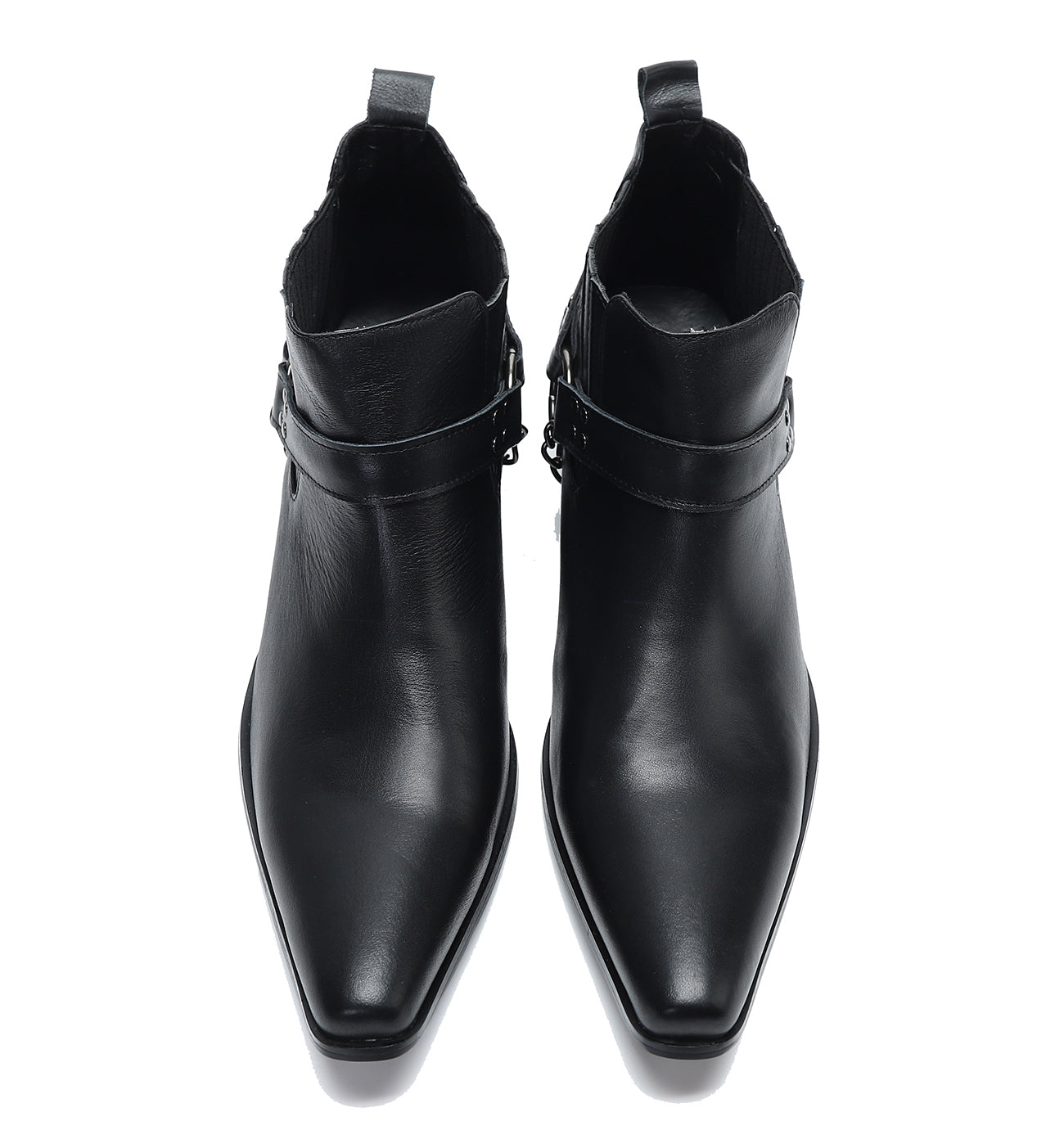 Botas occidentales con hebilla para hombre