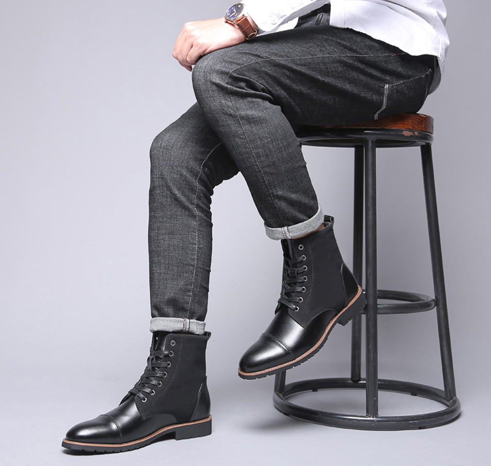 Botas de vestir para hombre por encima del tobillo