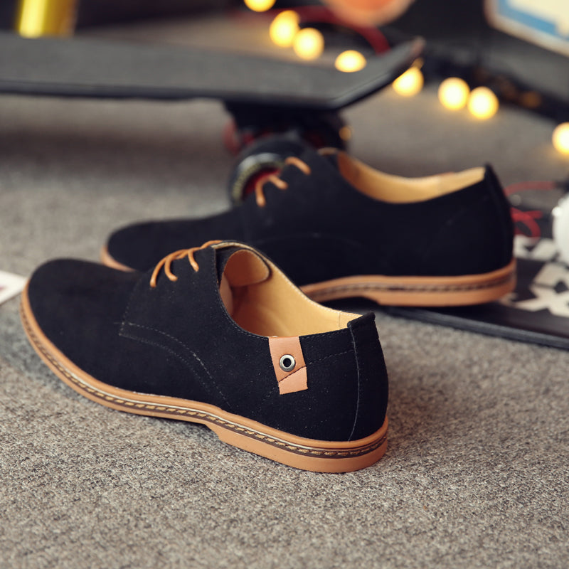 Men's Nubuck Lightweight Derby Shoes