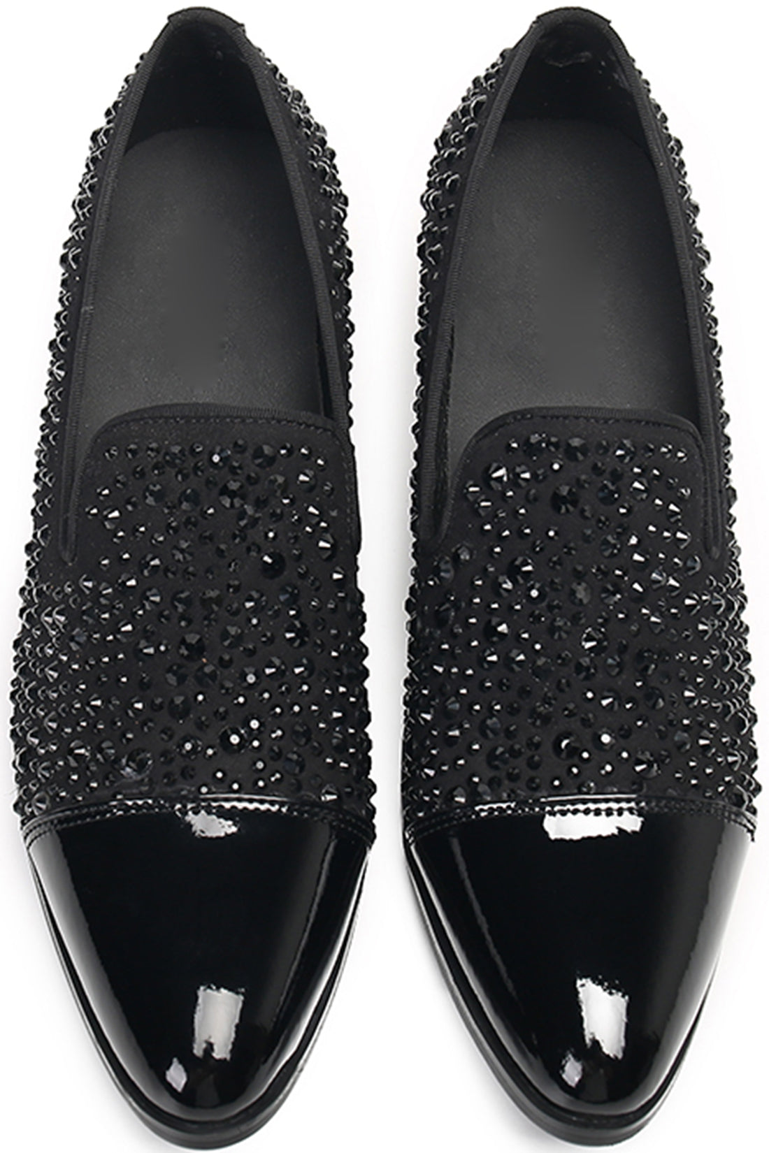 Men's Shiny Leather Opera Pumps