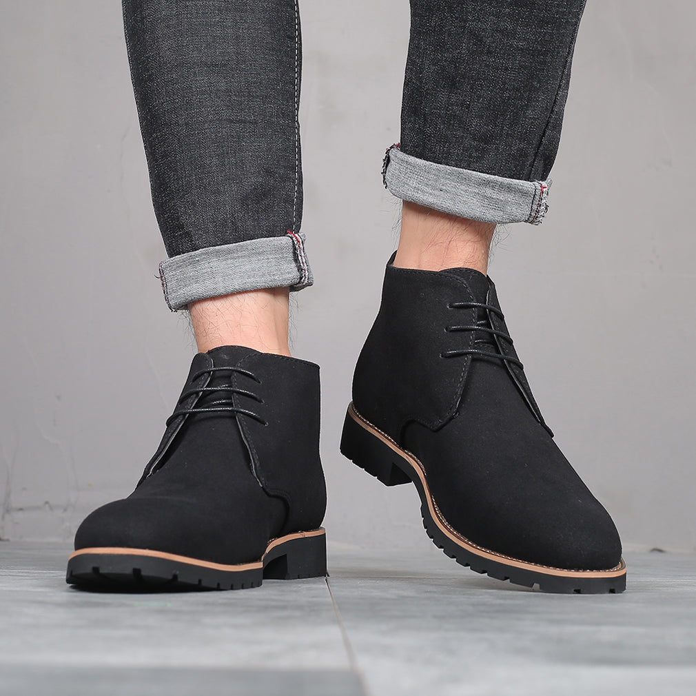 Men's Suede Plain Chukka Boots