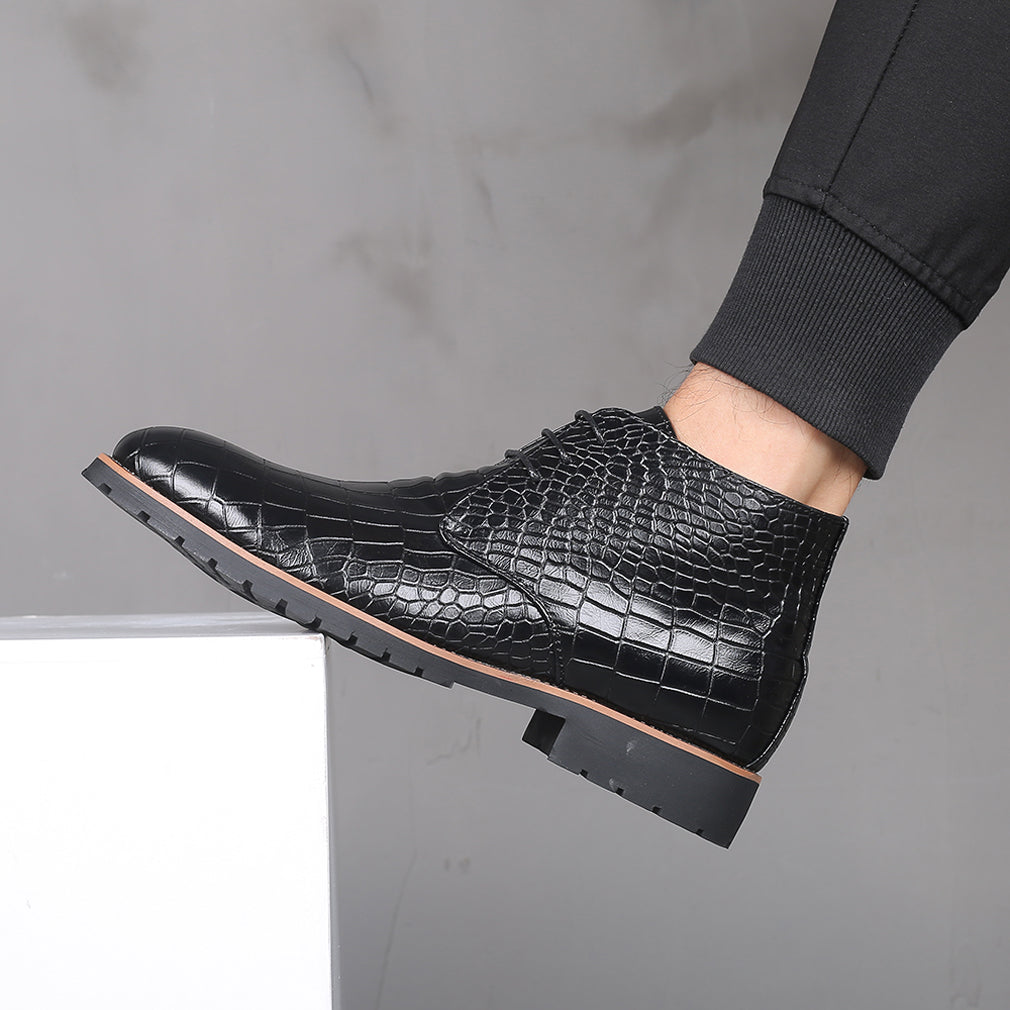 Botas casuales en relieve para hombre