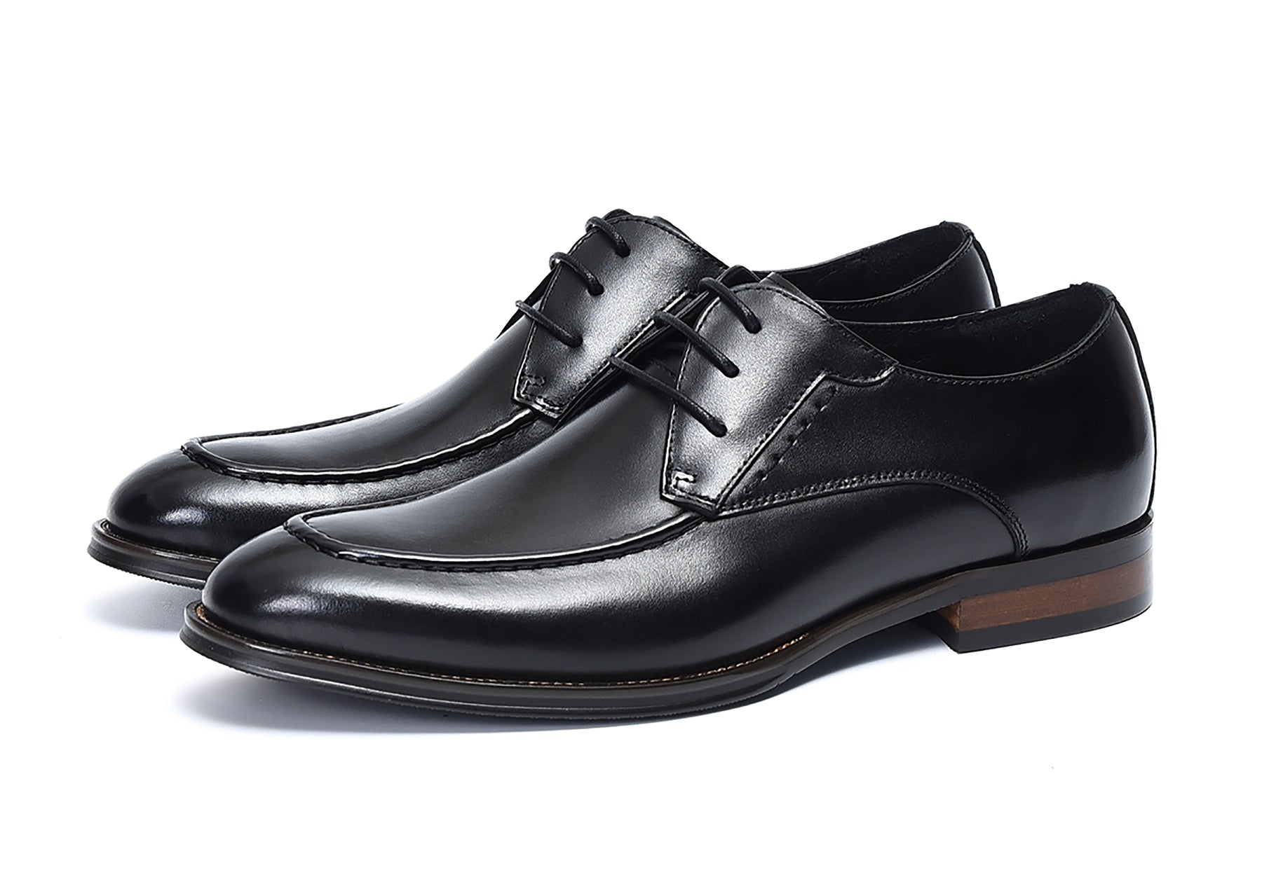 Men's Lace-up Wingtip Leather Derby