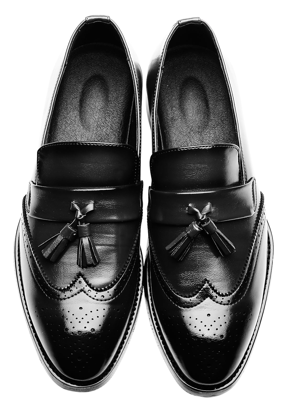Men's Wingtip Smoking Loafers