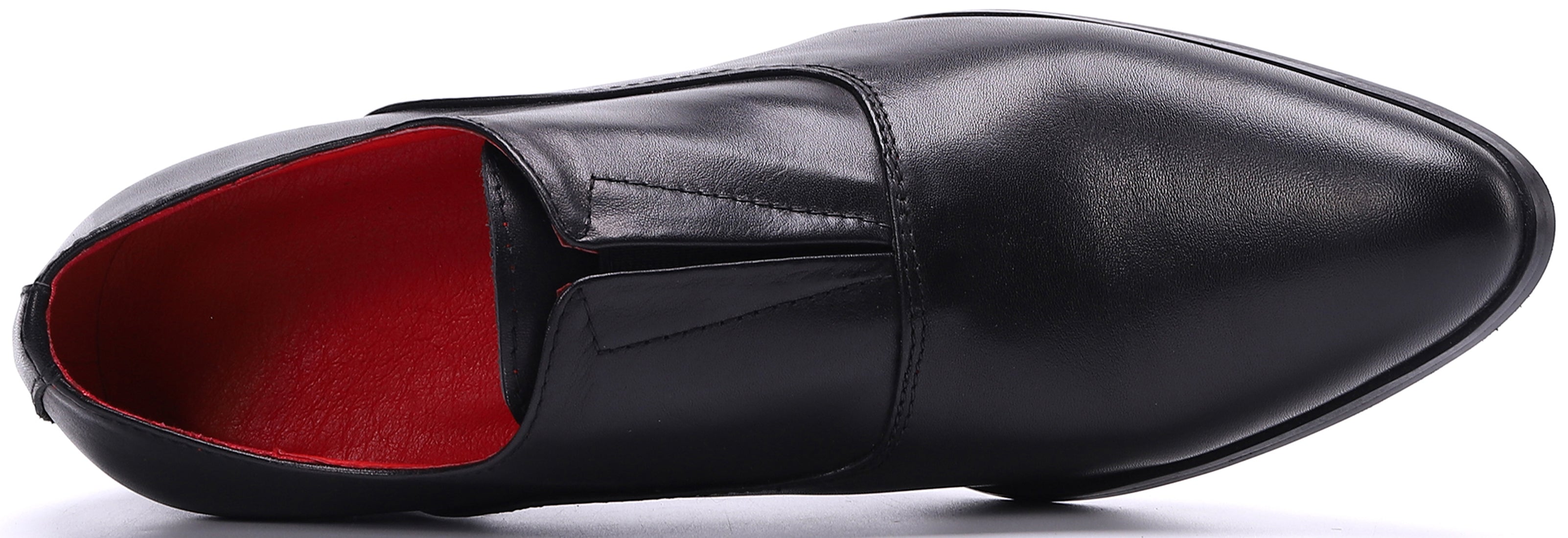 Men's Slip-on Cuban Heel Leather Loafer