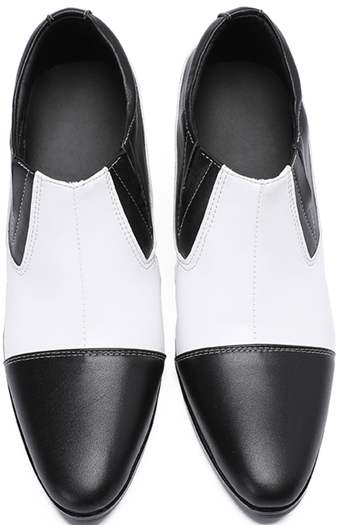 Men's Cuban Heel Leather Opera Pumps