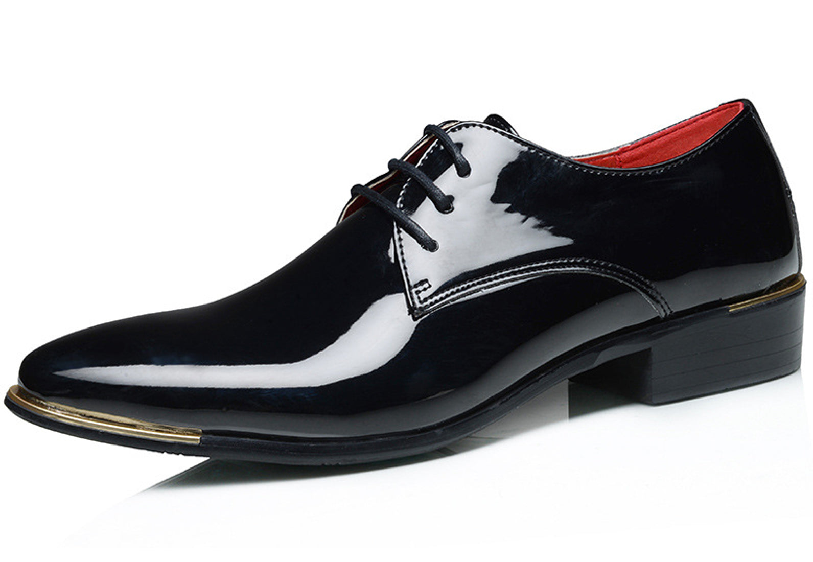 Men's Classic Shiny Plain Derby