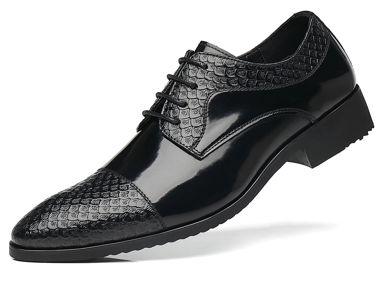 Zapatos Derby de negocios compuestos para hombre