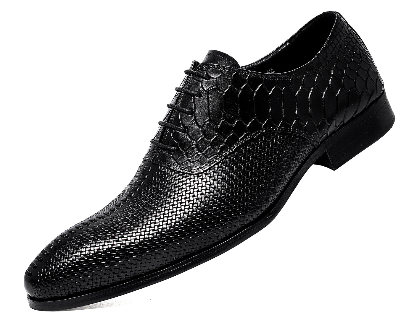 Men's Formal Leather Woven Oxfords