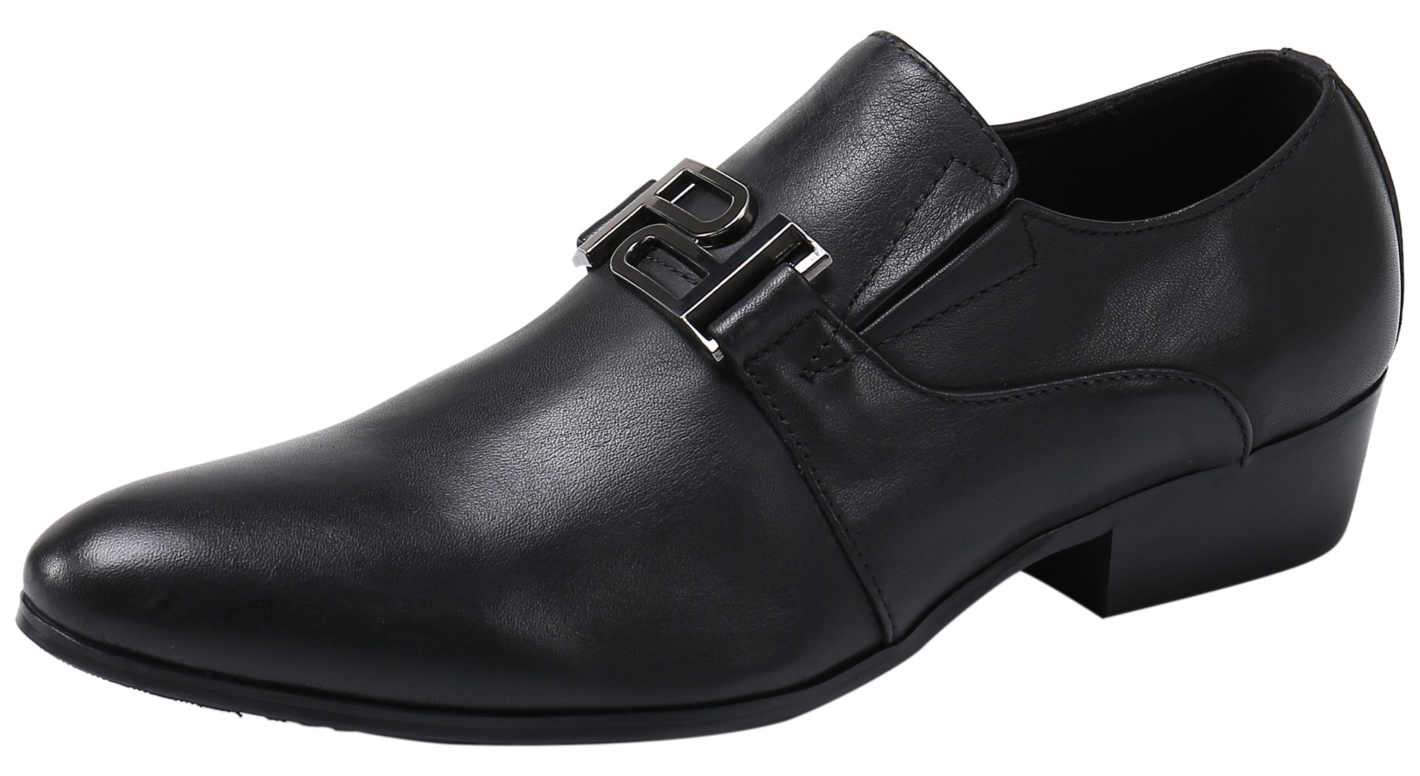 Zapatos de tacón Opera PD-Horsebit de cuero para hombre