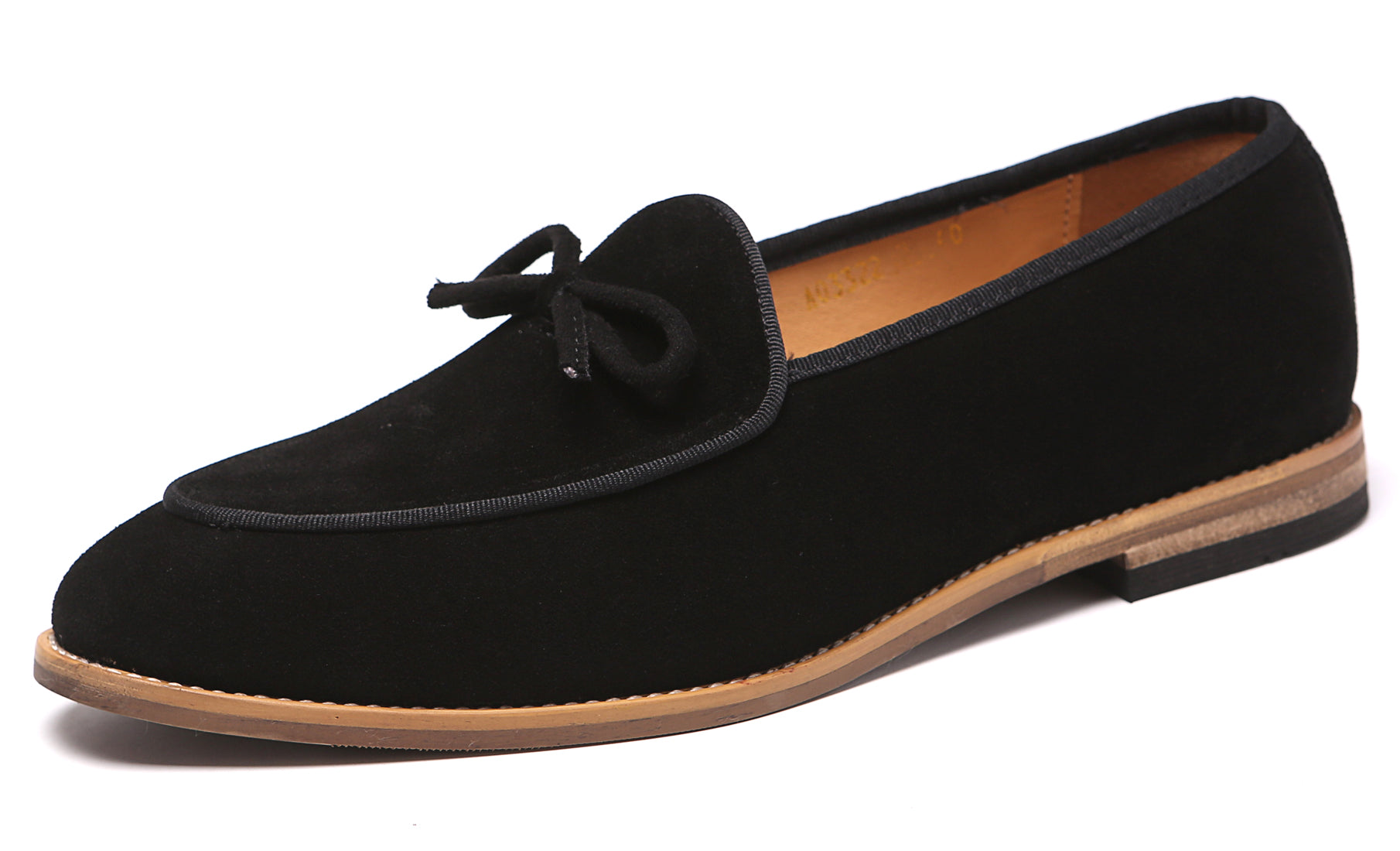 Mocasines informales con lazo para hombre 