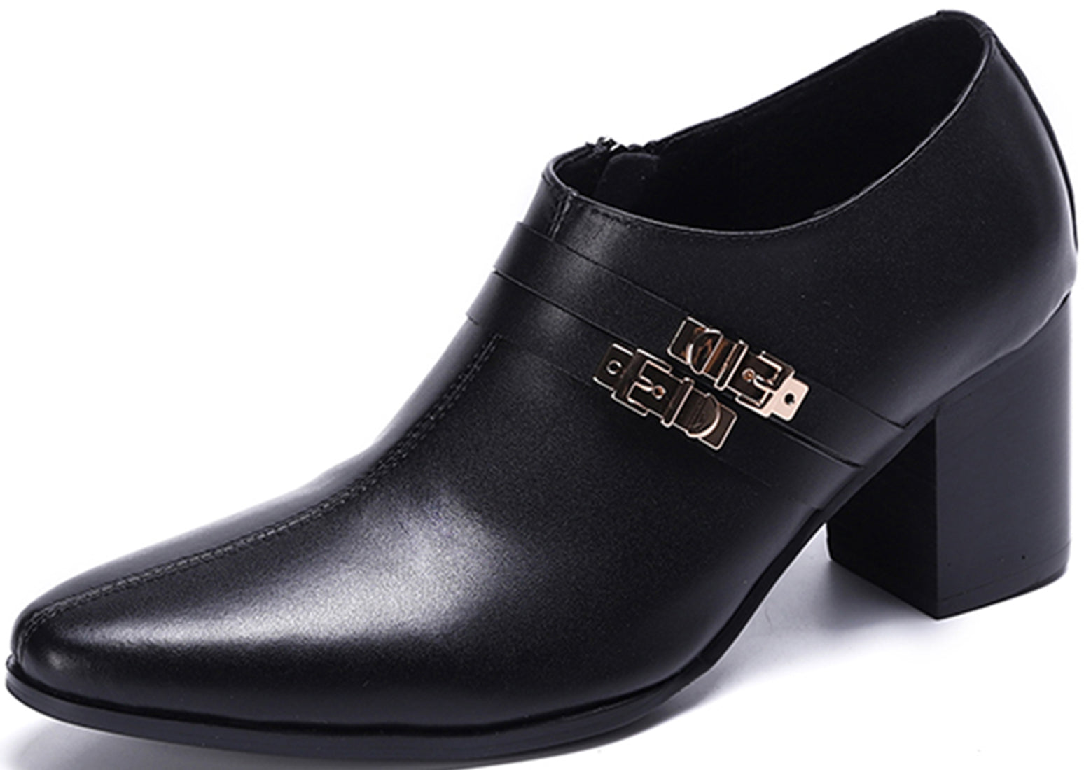 Men's Monk Strap Leather Opera Pumps