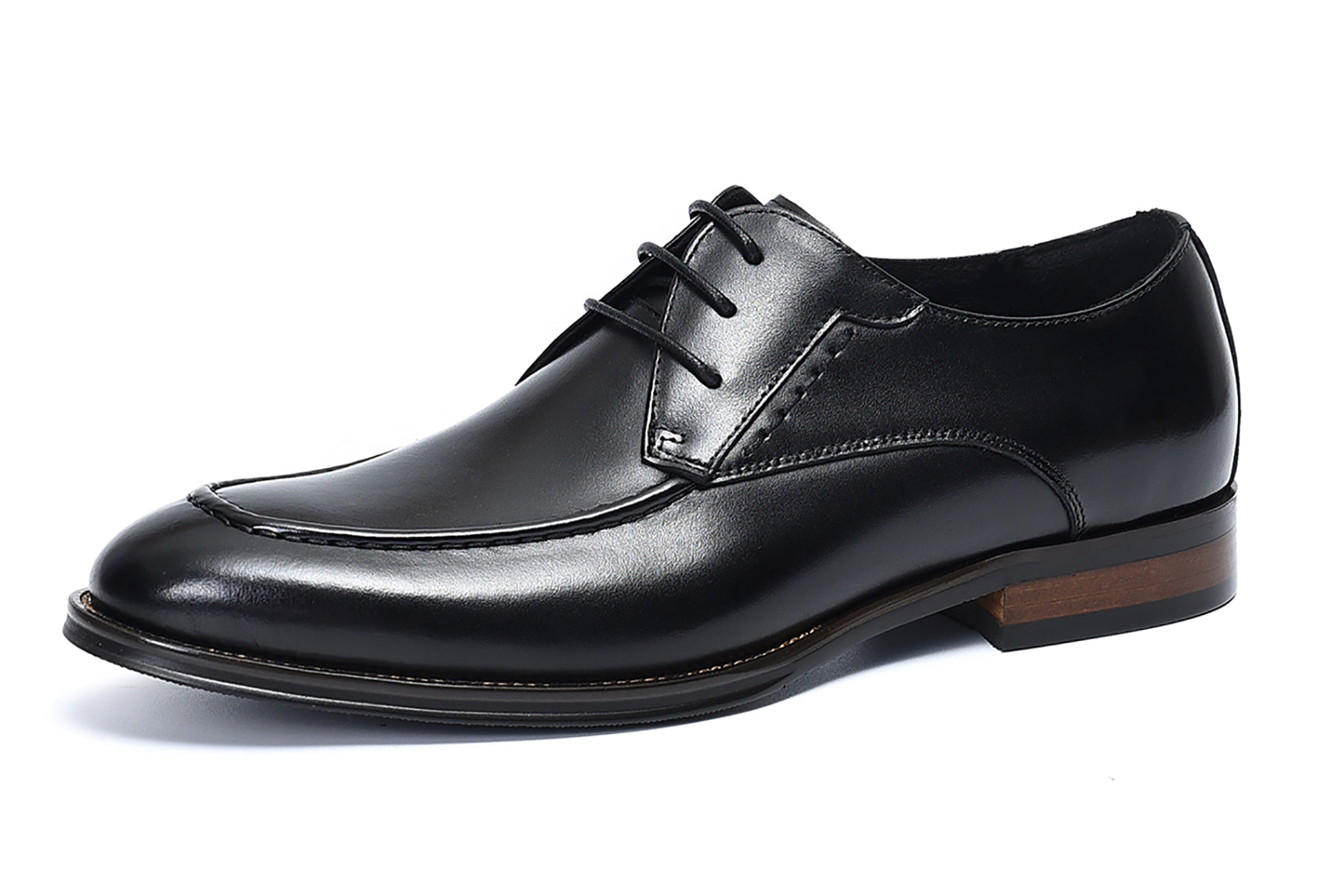 Men's Lace-up Wingtip Leather Derby