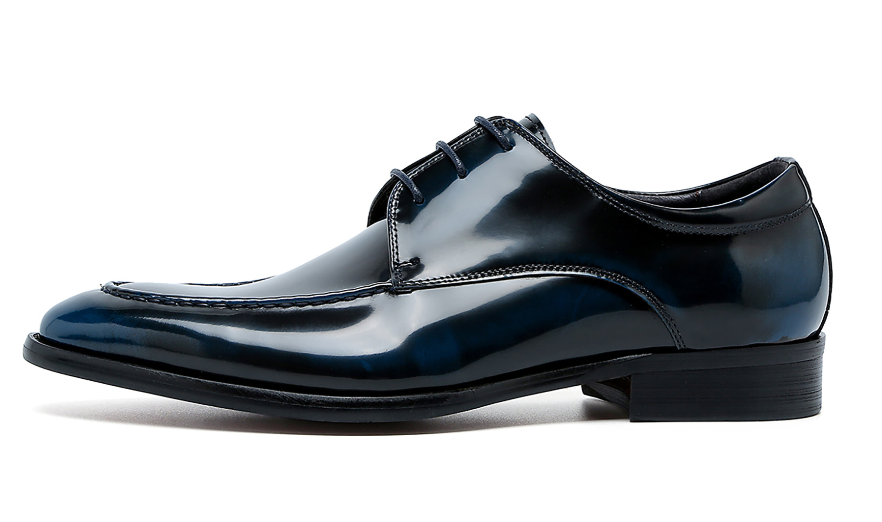 Men's Leather Patent Derby Formal Shoes