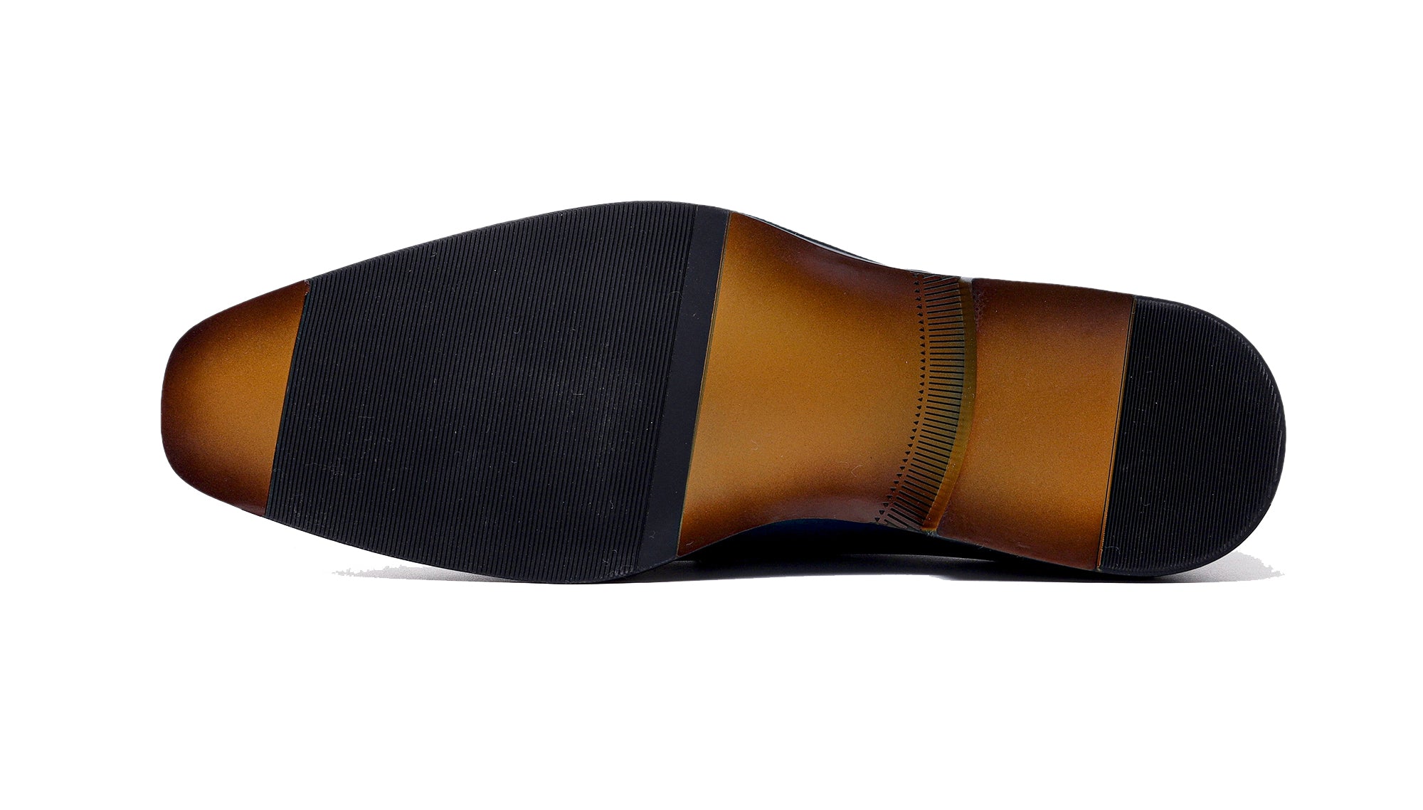 Men's Double Monk Strap Leather Loafers