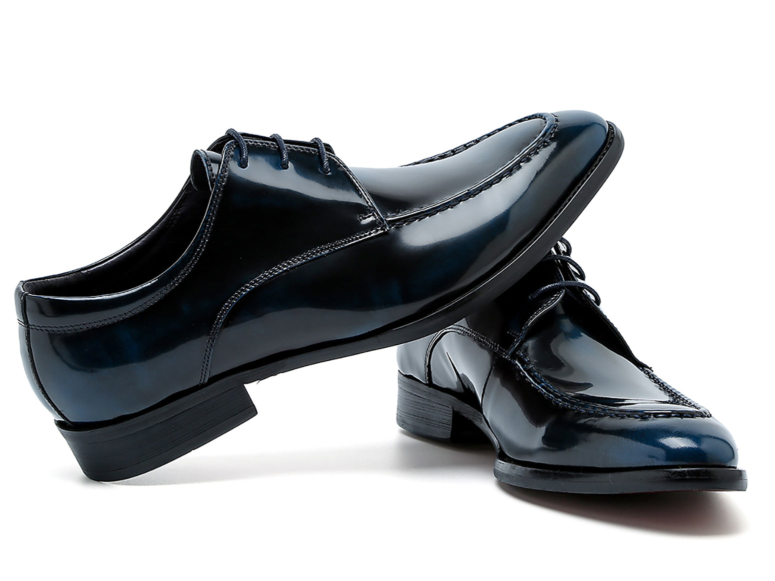 Men's Leather Patent Derby Formal Shoes