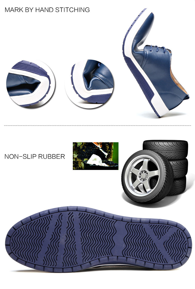 Men's Casual Derby Sneakers Shoes