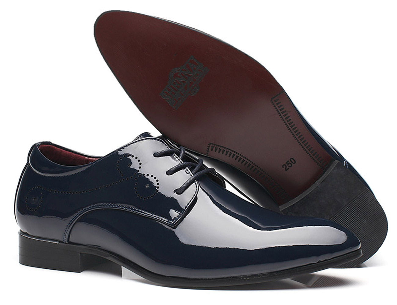 Derby clásico liso para hombre