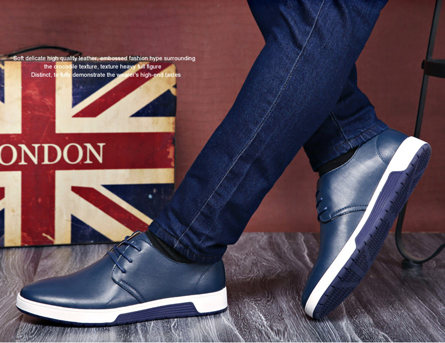 Men's Casual Derby Sneakers Shoes