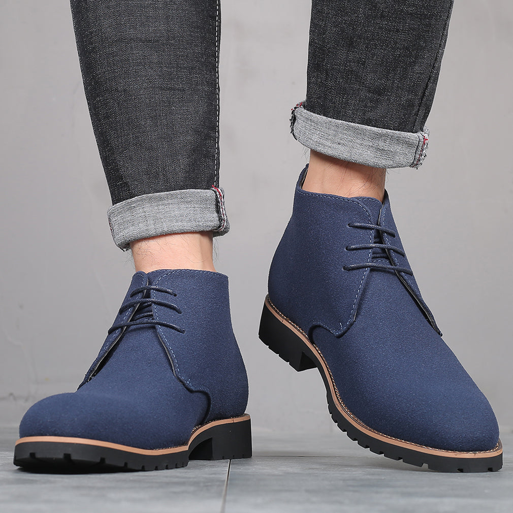Men's Suede Plain Chukka Boots