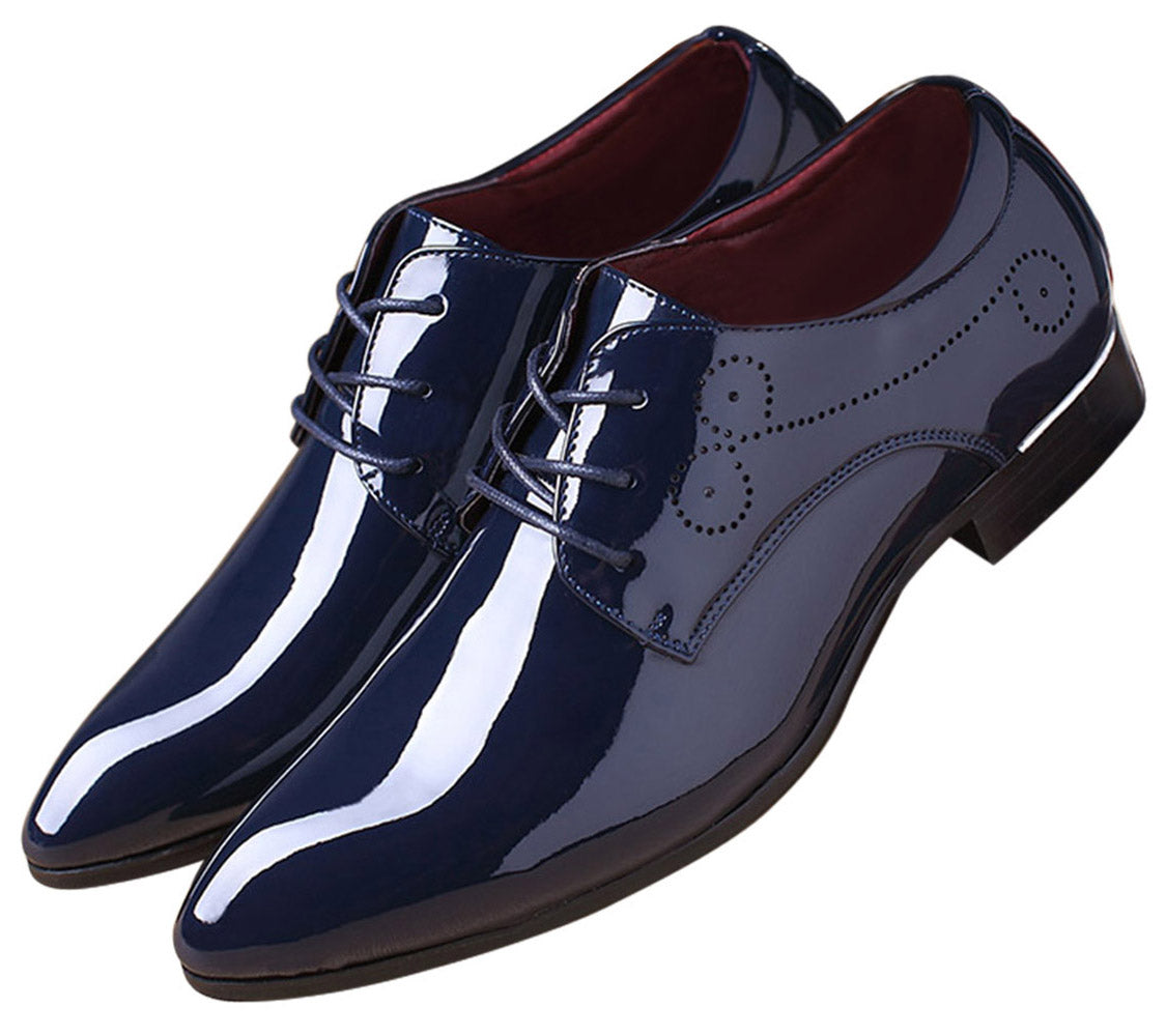 Derby clásico liso para hombre