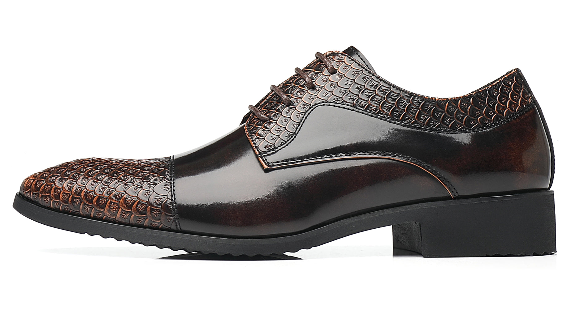 Zapatos Derby de negocios compuestos para hombre