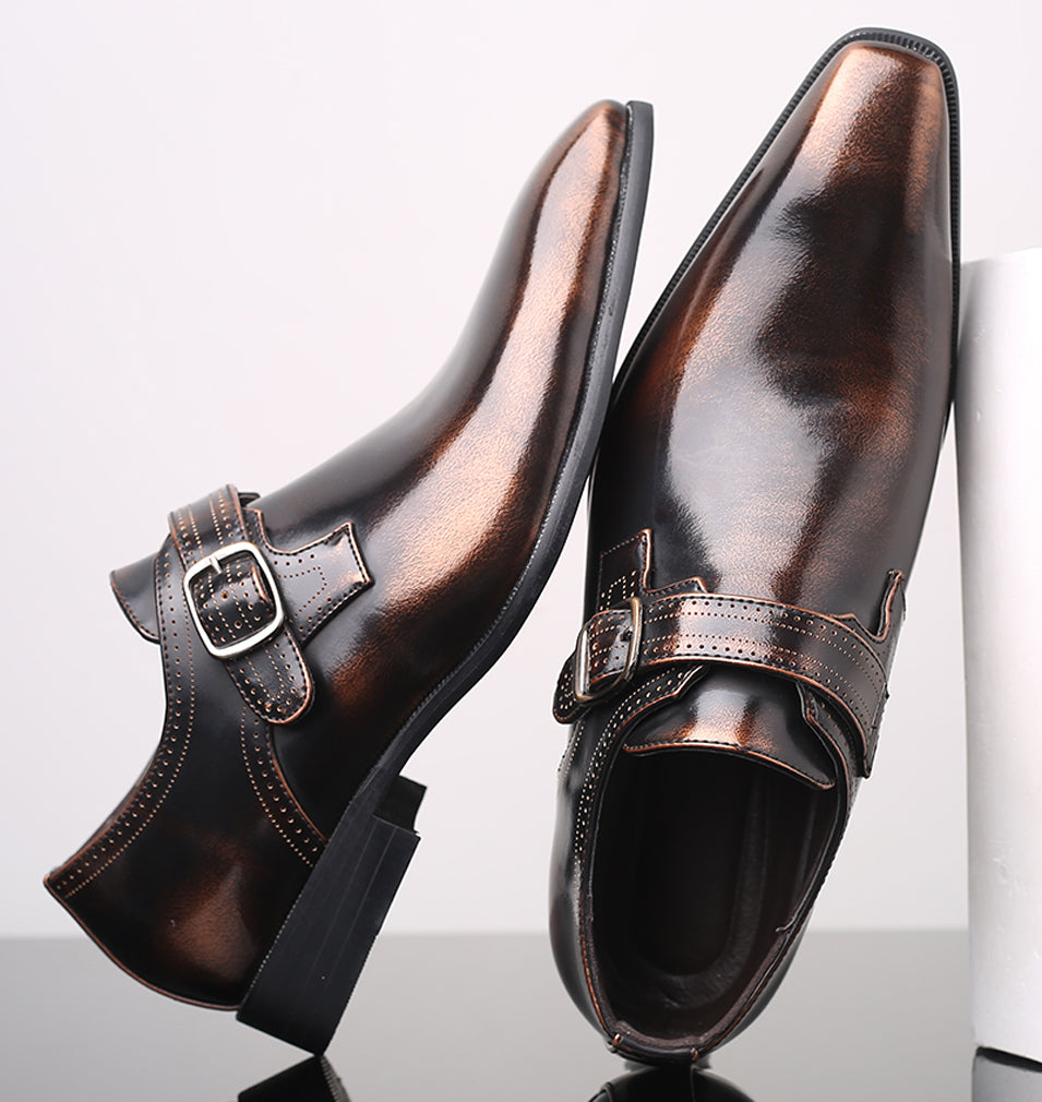 Men's Formal Monk Strap Loafers