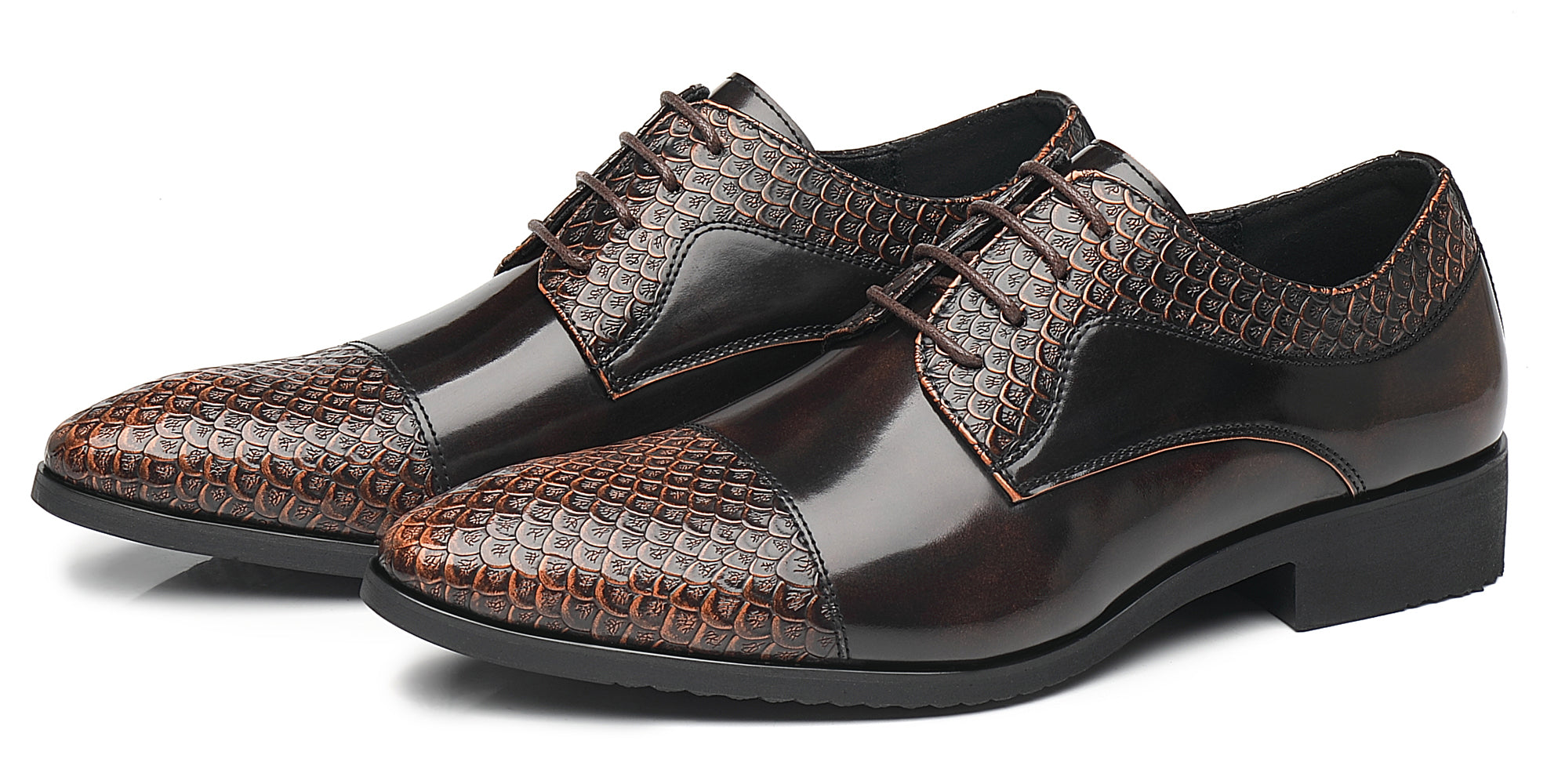 Zapatos Derby de negocios compuestos para hombre