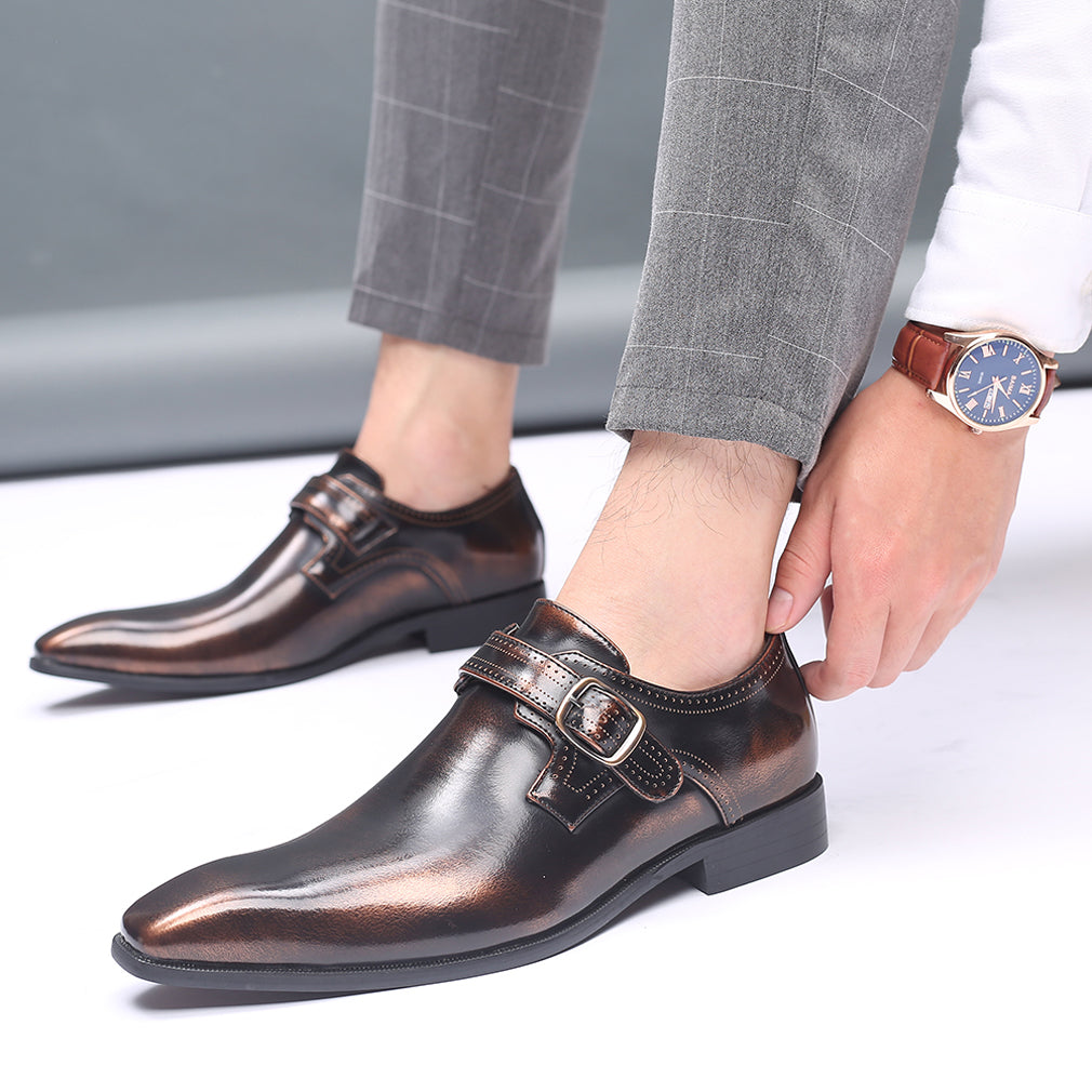 Men's Formal Monk Strap Loafers