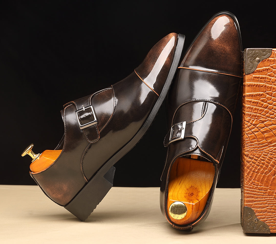 Mocasines Cap Monk con correa para hombre