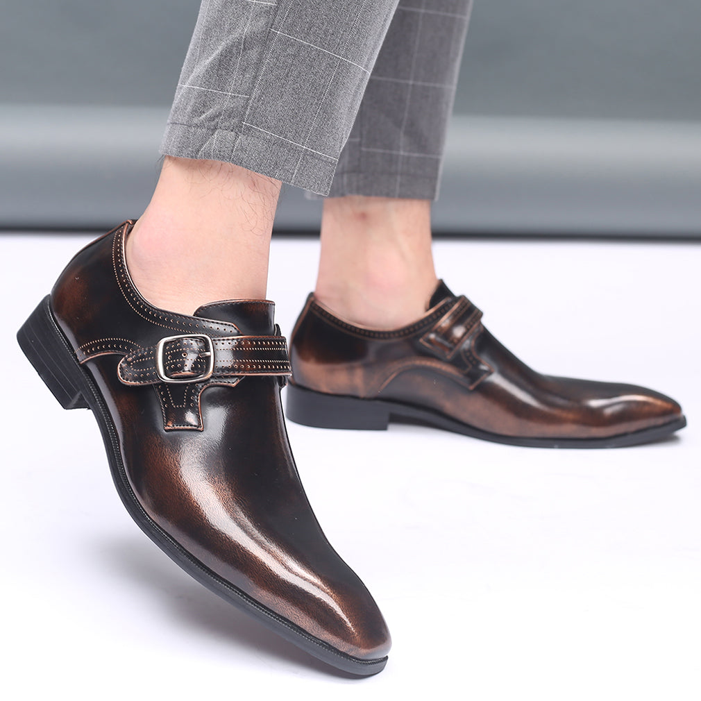 Men's Formal Monk Strap Loafers