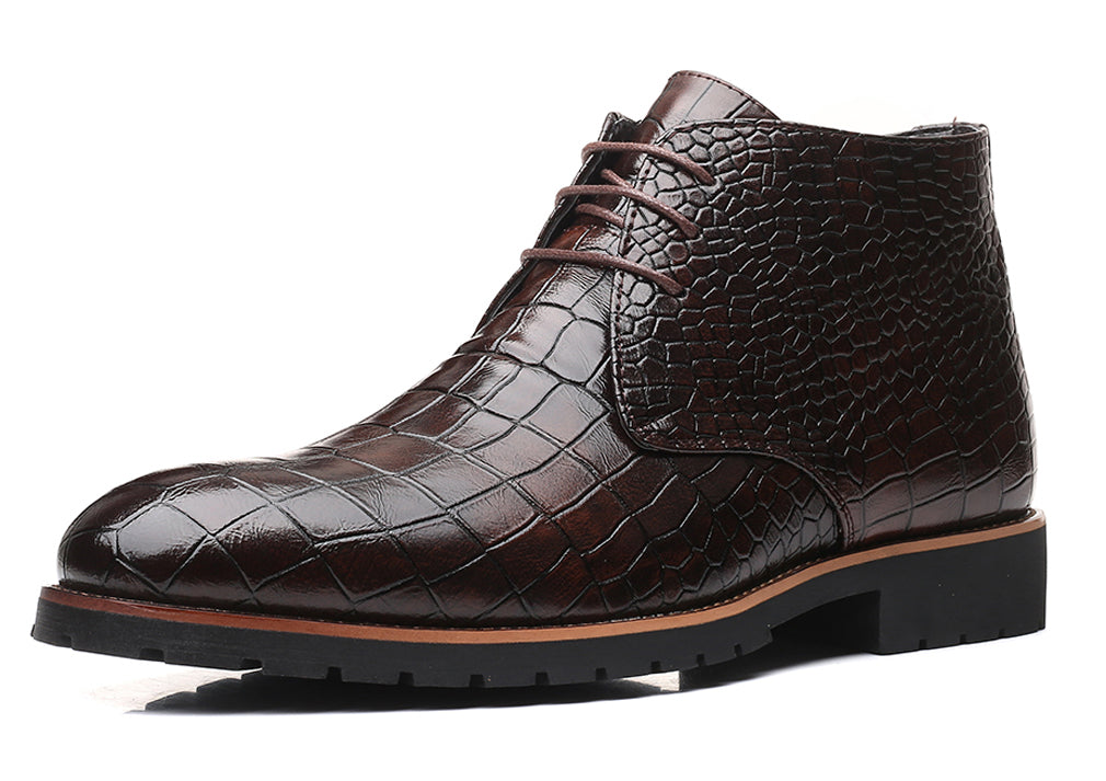 Botas casuales en relieve para hombre