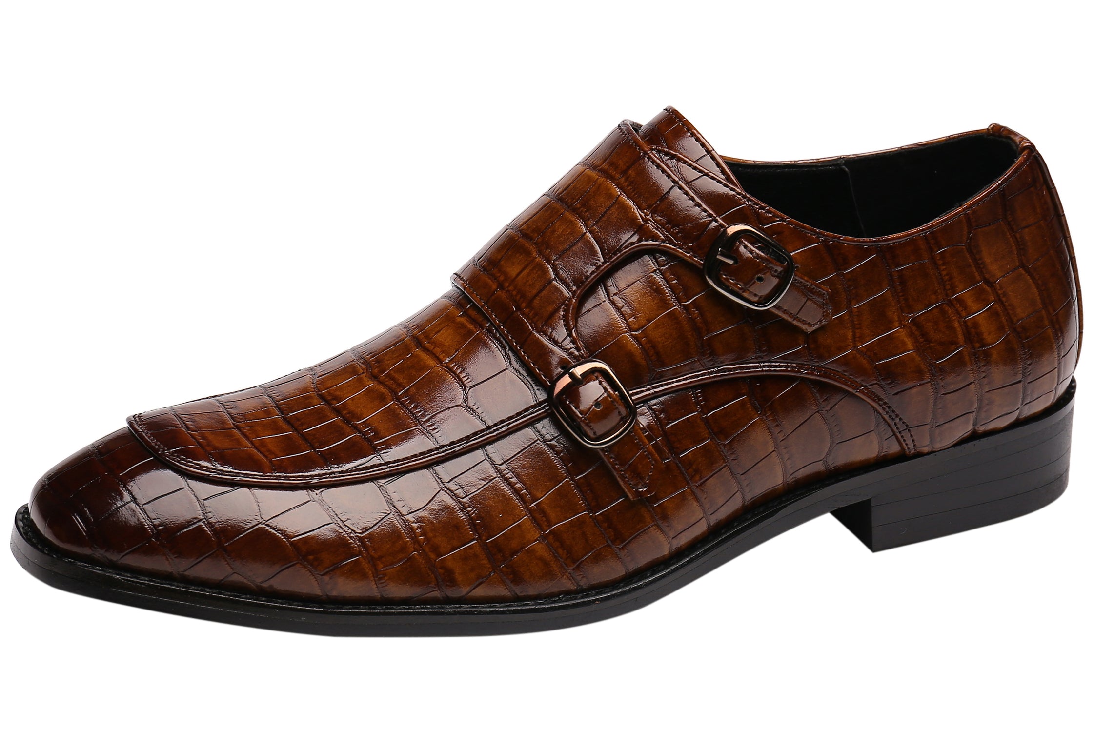 Men's Double Monk Strap Loafers