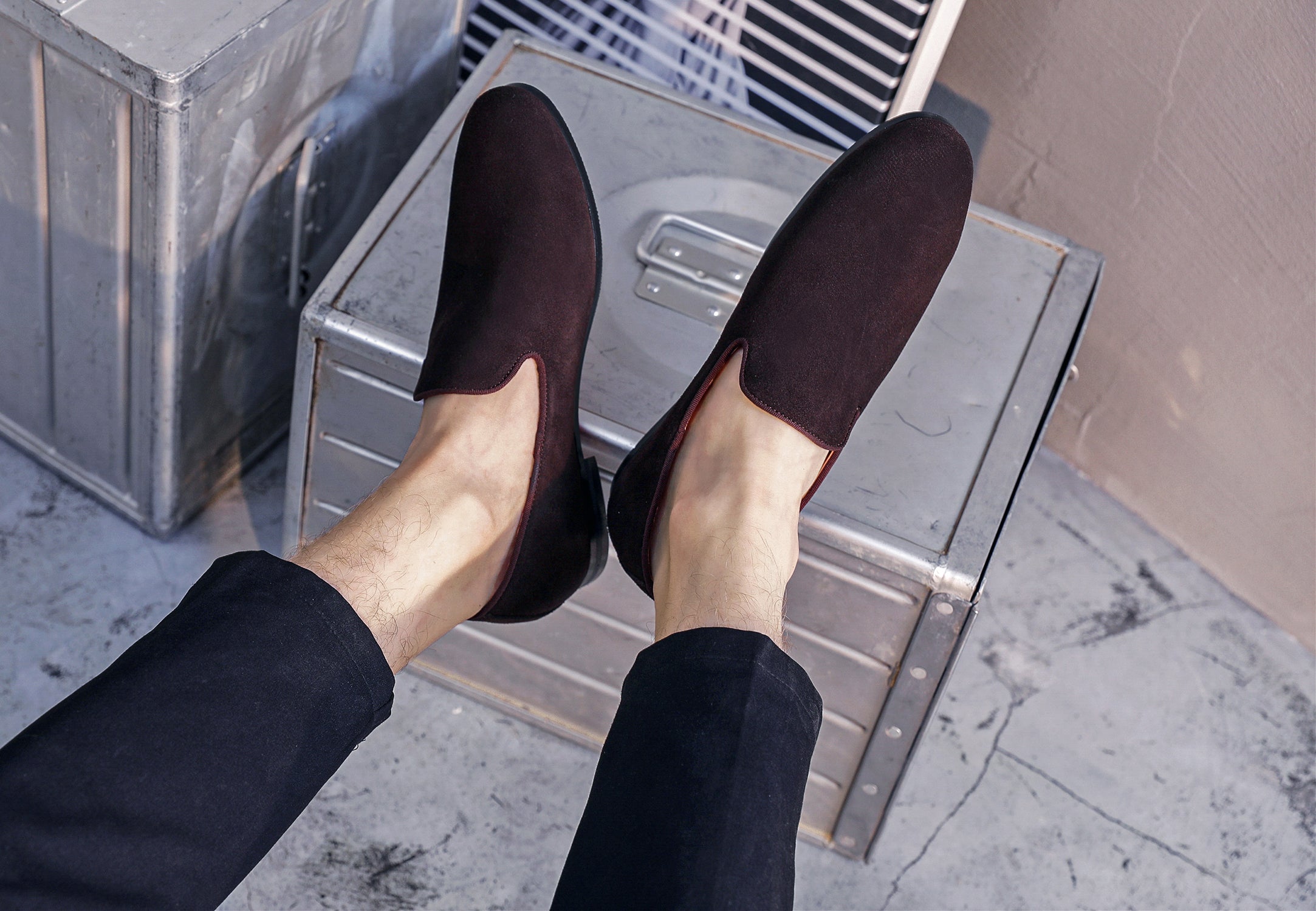 Men's Suede Casual Plain Loafers