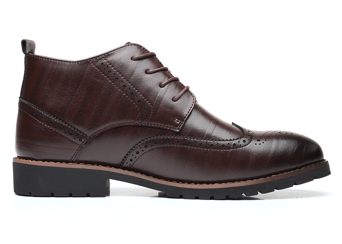 Men's Wingtip Brogue Casual Boots