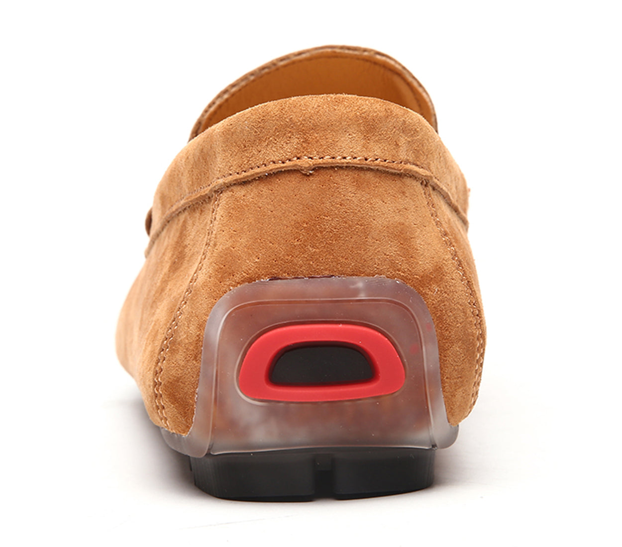 Mocasines de conducción con costuras de ante para hombre
