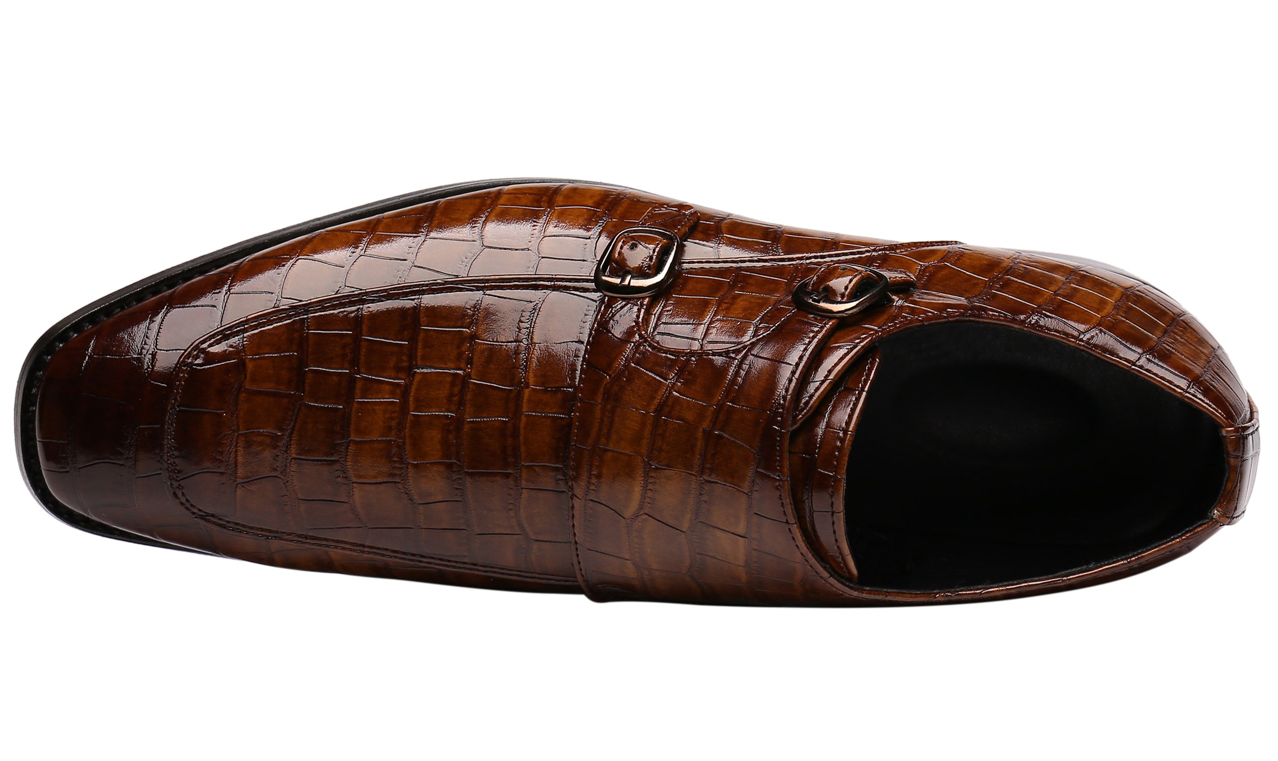 Men's Double Monk Strap Loafers