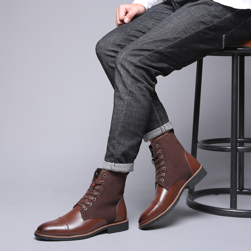 Botas de vestir para hombre por encima del tobillo