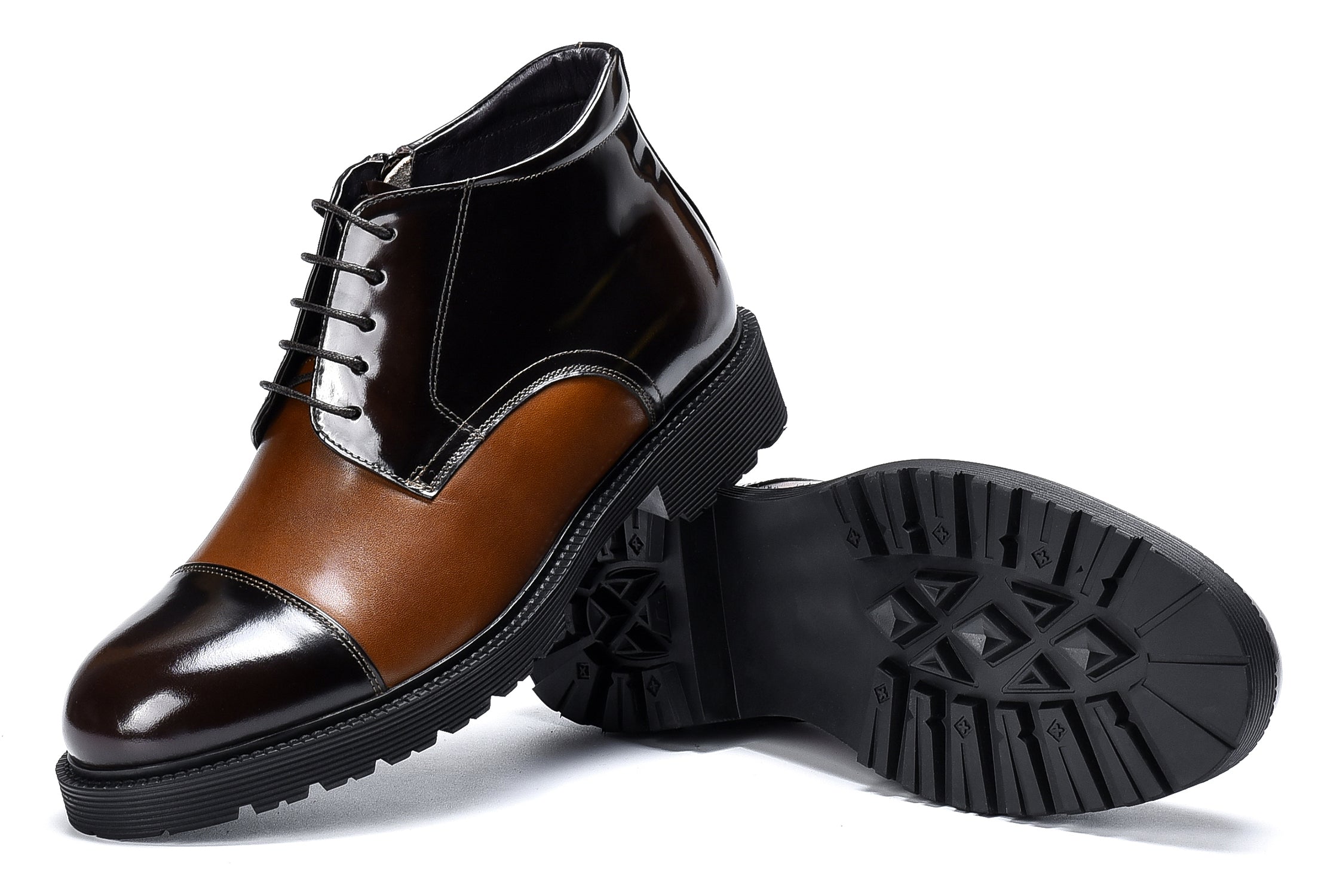 Men's Leather Fashion Casual Dress Boots – Santimon