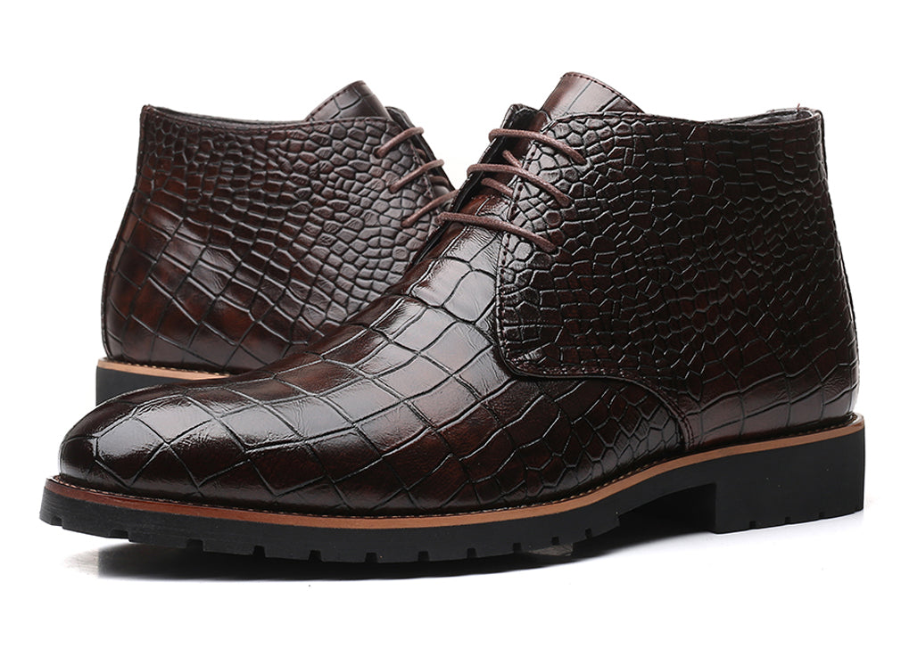 Botas casuales en relieve para hombre