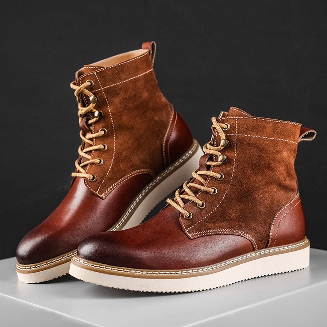 Men's Casual Dress Boots Foam Sole