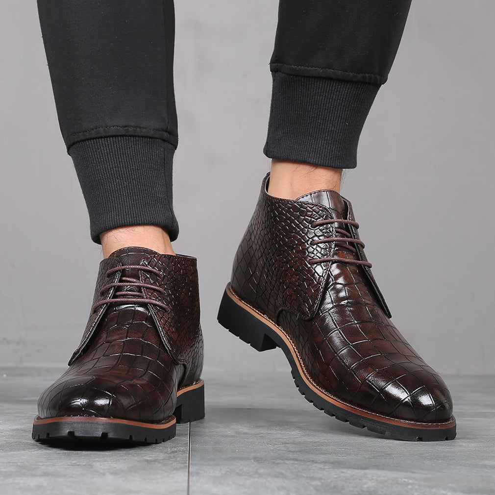 Botas casuales en relieve para hombre
