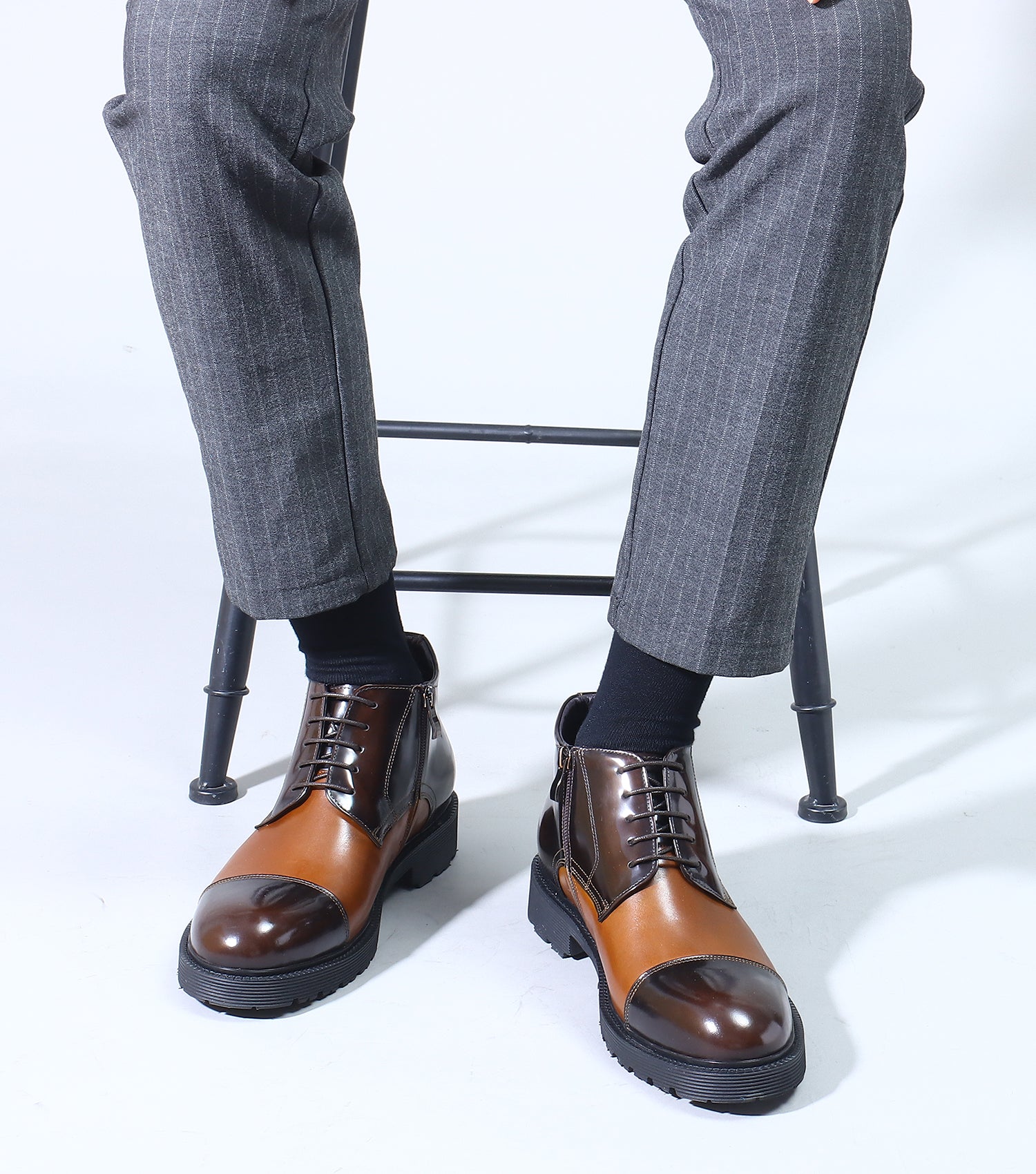 Men's Leather Fashion Casual Dress Boots